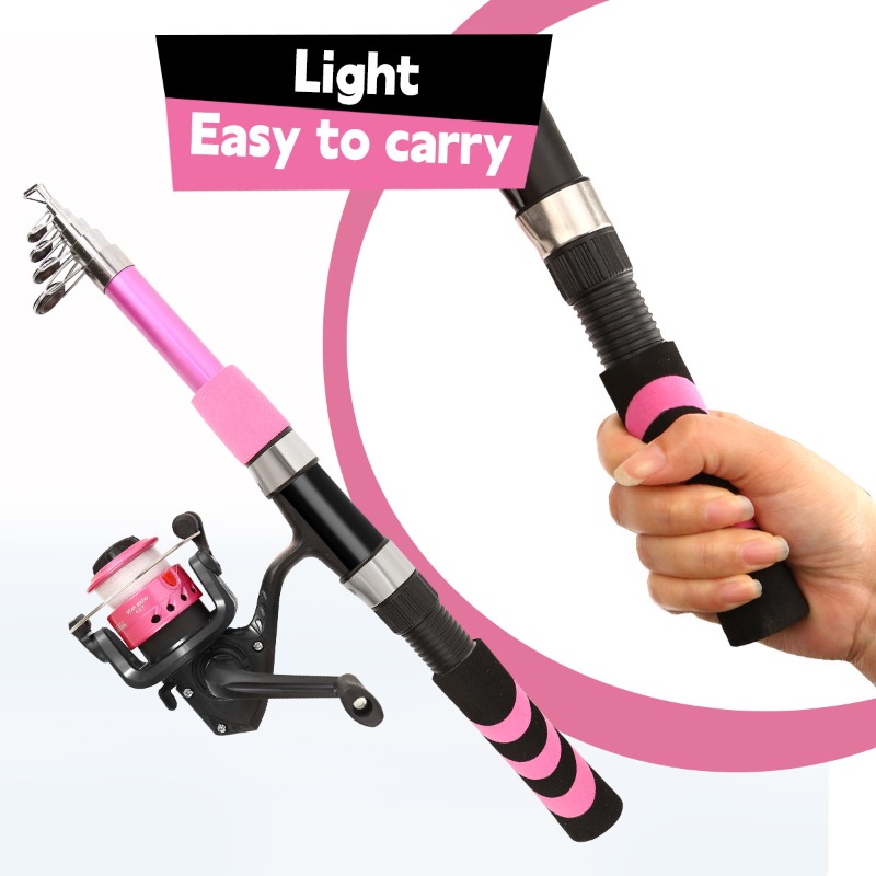 Kids Adult Beginner Fishing Ro - Fishing Rod Combo ulasan dan harga