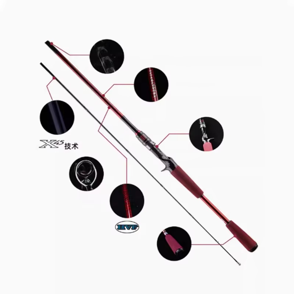 Carbon Fiber Lure Fishing Rod  - Fishing Rod Casting ulasan dan harga