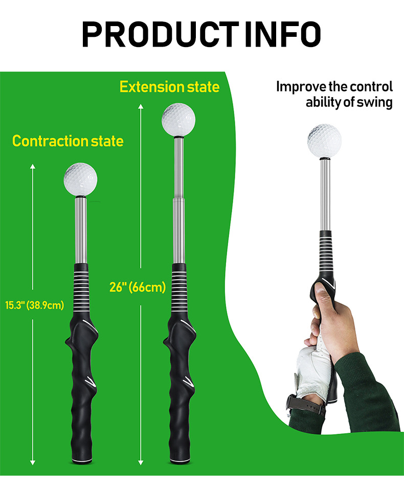 Golf Telescopic Swing Trainer  - Fishing Rod Telescopic ulasan dan harga