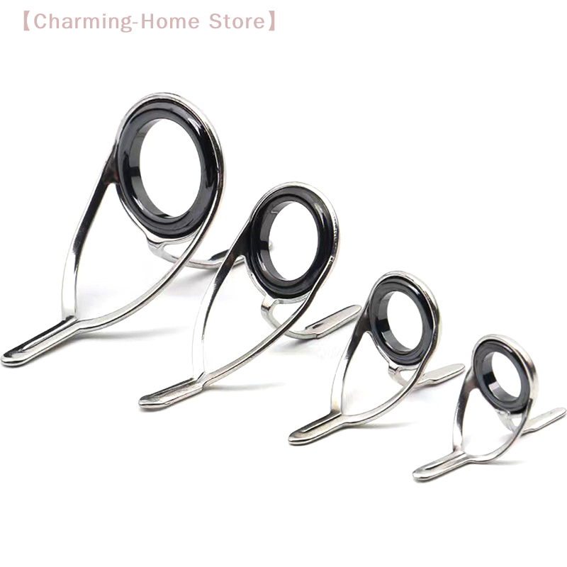 【M】4Pcs Stainless Steel Fishin - Fishing Rod Guide Replacement ulasan dan harga